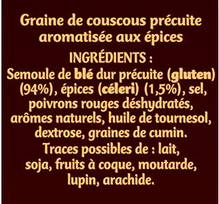 Couscous Parfumé aux Epices du Monde