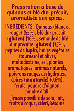 Quinoa Gourmand parfumé aux épices douces