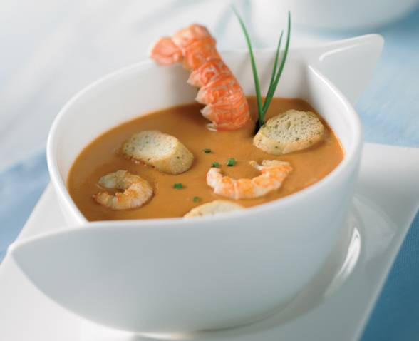 Recette bisque de homard aux langoustines TIPIAK