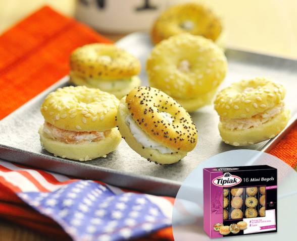 16 mini bagels TIPIAK