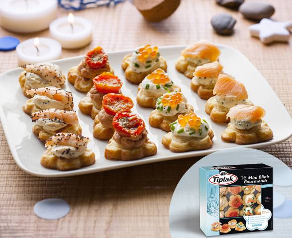 16 Mini Blinis Gourmands TIPIAK