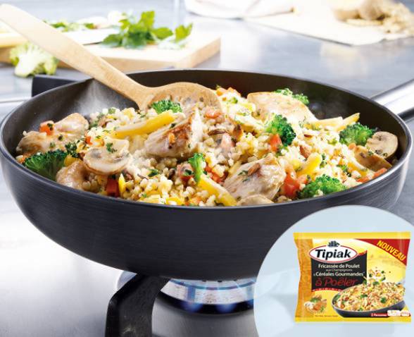 Fricasse de Poulet aux Champignons & Crales Gourmandes TIPIAK