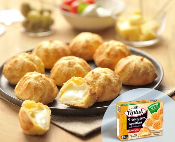 Gougeres aperitives emmental TIPIAK