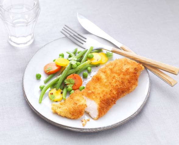 Escalopes de poulet panées faciles