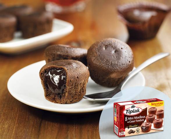 8 Mini Moelleux au Cœur Fondant chocolat