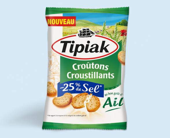 Croûtons Croustillants goût ail