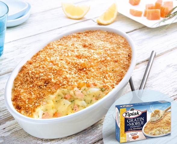 Gratin de Morue Parmentier à la Nordique Tipiak