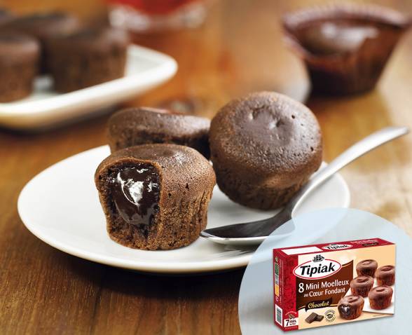 8 Mini Moelleux au Cœur Fondant chocolat