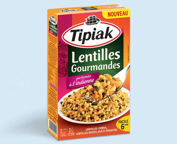Lentilles Gourmandes parfumées à l'indienne