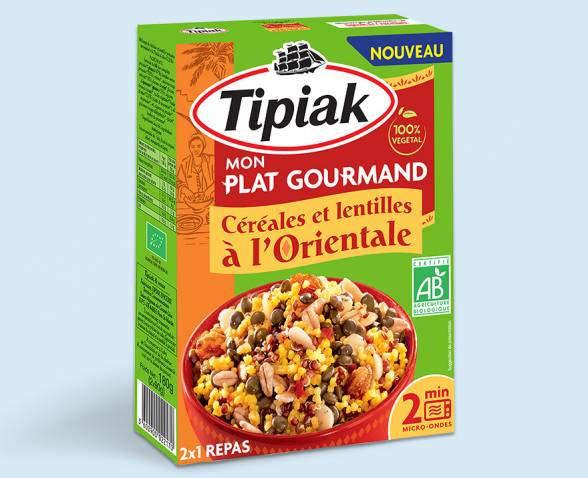 Mon Plat Gourmand Céréales et lentilles à l'Orientale