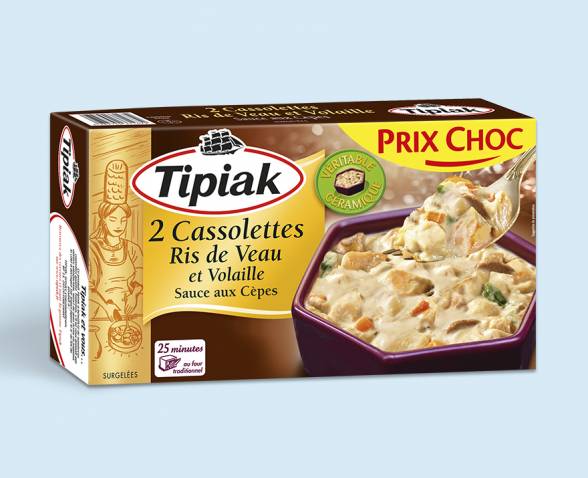 2 Cassolettes Ris de Veau TIPIAK