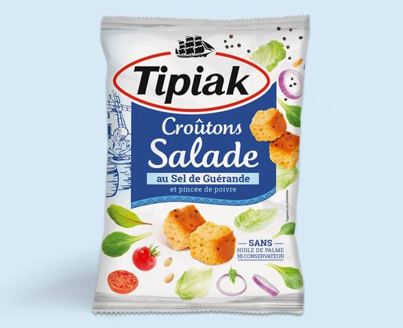 Croûtons Salade au sel de Guérande