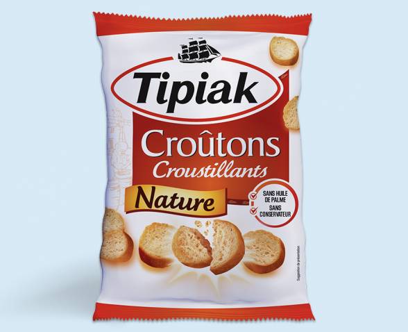 Croutons croustillants nature