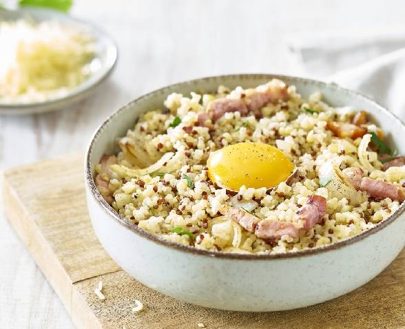 Quinoa Gourmand Carbonara