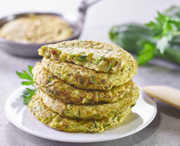 Galettes de Céréales Méditerranéennes et courgette