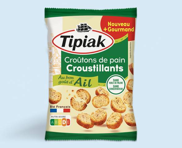 Croûtons de pain croustillants Au bon goût d’Ail