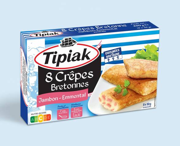 Crepes bretonnes jambon emmental TIPIAK