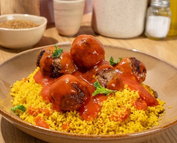 Couscous parfumé et  ses boulettes