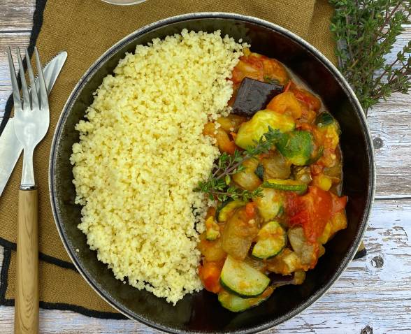 Couscous et sa ratatouille