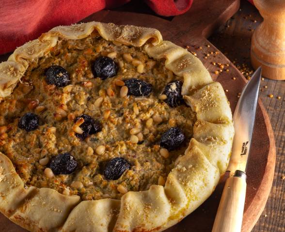 Quiche aux légumes et Quinoa à la Provençale