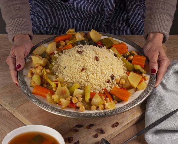 Couscous végétarien aux légumes