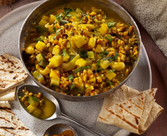 Dahl de lentilles à l’indienne