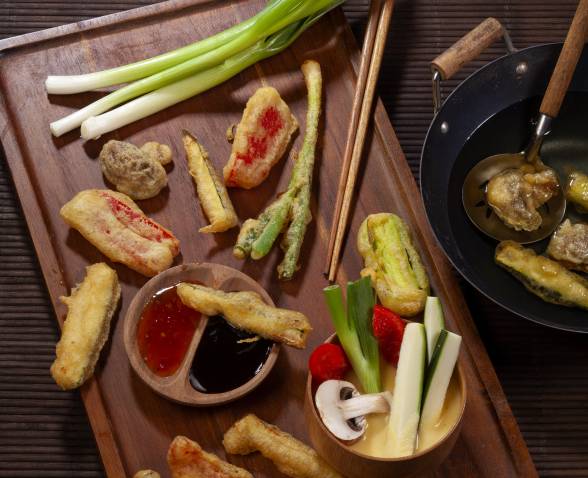 Beignets de légumes à la coréenne