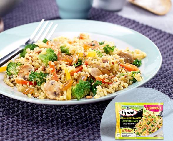 Céréales gourmandes petits legumes TIPIAK