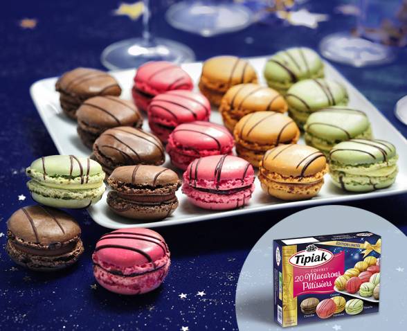 Coffret 20 Macarons Pâtissiers TIPIAK