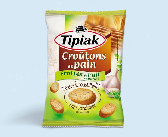 Croûtons frottés à l'ail