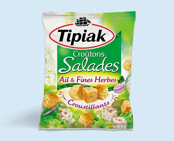 Croutons salades ail fines herbes TIPIAK