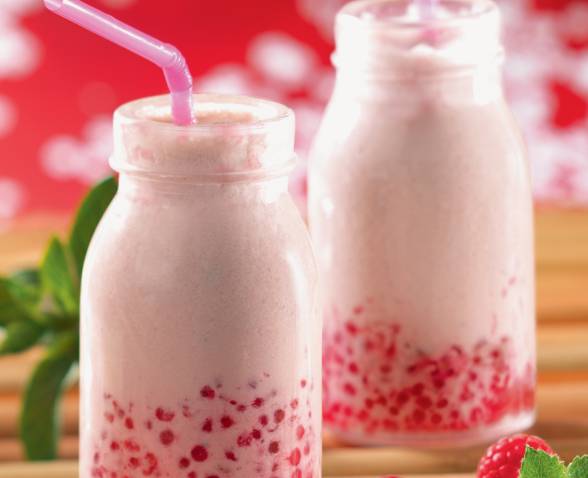 Cocktail perlé fruits rouges façon bubble tea TIPIAK