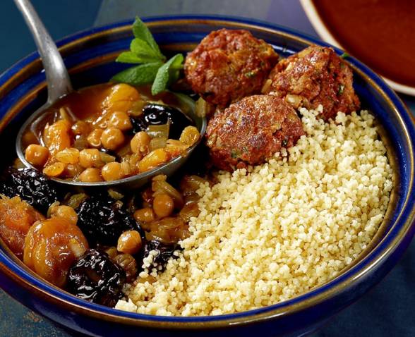 Couscous fassi aux fruits secs et boulettes de viande TIPIAK