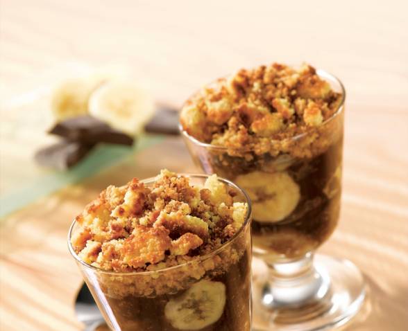 Crumble banane-chocolat TIPIAK