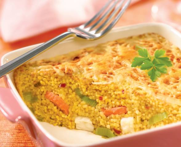 Gratin de printemps au Couscous Epices Douces TIPIAK