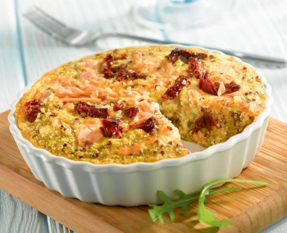 Quiche Quinoa Gourmand & saumon TIPIAK
