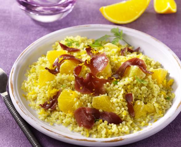 Salade boulgour lentilles façon taboulé