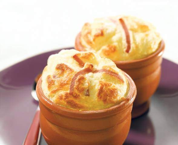 Soufflés Fromage Bacon