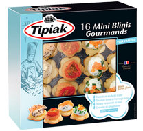 16 Mini Blinis Gourmands TIPIAK