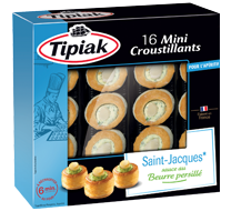 16 Mini Croustillants Saint-Jacques TIPIAK
