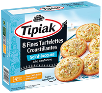 8  Fines Tartelettes Croustillantes à Saint-Jacques à la Bretonne     