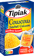 Couscous sachets cuisson TIPIAK