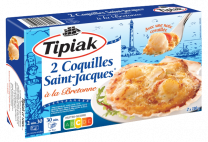 2 Coquilles Saint-Jacques* à la Bretonne