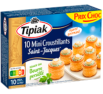 10 mini croustillants saint jacques TIPIAK