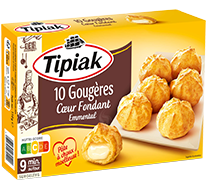 10 Gougères Cœur Fondant Emmental 