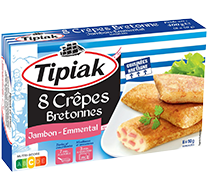 Crepes bretonnes jambon emmental TIPIAK