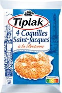 4 Coquilles Saint-Jacques* à la Bretonne