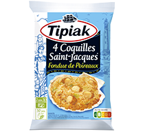 Coquilles Saint Jacques Fondue de poireaux TIPIAK