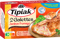 Galettes Jambon Fromage TIPIAK
