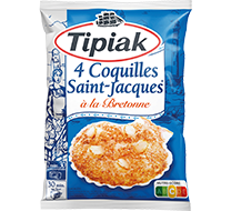 4 Coquilles Saint-Jacques* à la Bretonne
